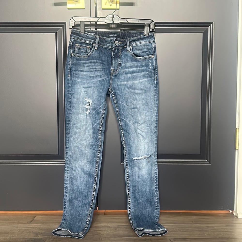 Vigoss The Thompson Tomboy Distressed Jean